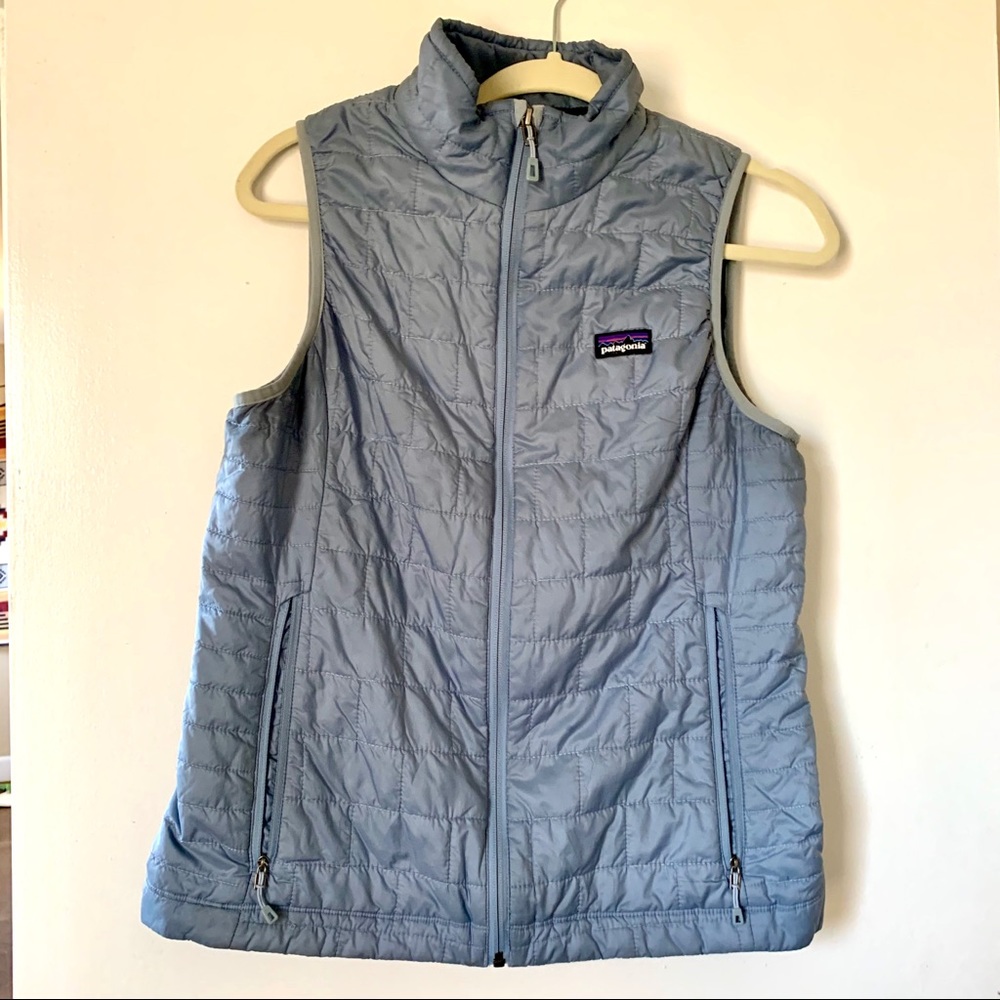 Patagonia Nano Puff Vest Silver-Blue